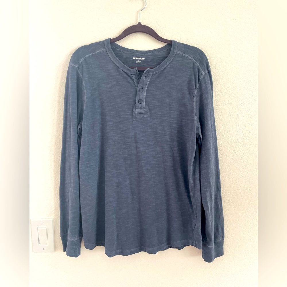 Men’s Long Sleeve Henley Shirt